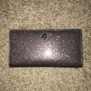 Kate Spade full sized metallic wallet